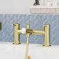 Brantley - Brushed Brass Bath Shower Mixer Tap Inc Handset