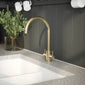 Lachen Mono Dual Lever Brushed Brass - Brushed Brass