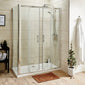 ShowerWorX Atlantic 1500mm Double Sliding Shower Door - welovecouk