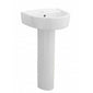 Civic Close Coupled Toilet & 520mm Basin and Full Pedestal