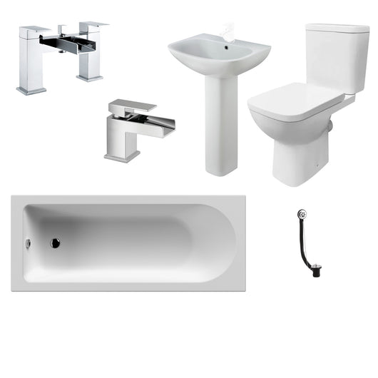  Waterfall Brava Complete Bathroom Suite