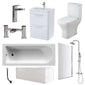 Brava Vanity Complete Shower Bathroom Suite