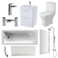 Brava Vanity Complete Shower Bathroom Suite