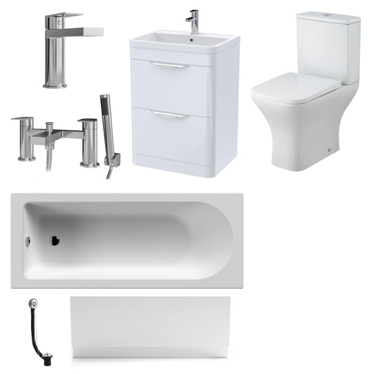  Brava Vanity Complete Bathroom Suite