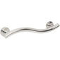 Assisted Living Yardley Wavy Grab Rail Concealed Fixings  - Mirror Polish