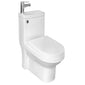 Burley 2-in-1 Toilet and Sink with Soft Close Seat & Basin Mixer - Close Coupled Toilet - welovecouk