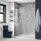 Ralus6 Sliding Shower Door 1850 x 1400mm - Chrome - welovecouk