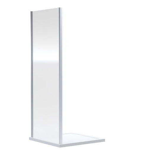  Ralus6 Frameless Side Panel 1850 x 760mm - Chrome