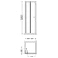 Ralus6 Bifold Door 1850 x 700mm - Matt Black - welovecouk