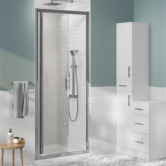  Ralus6 Bifold Door 1850 x 800mm - Chrome - welovecouk