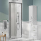 Ralus6 Bifold Door 1850 x 800mm - Chrome - welovecouk