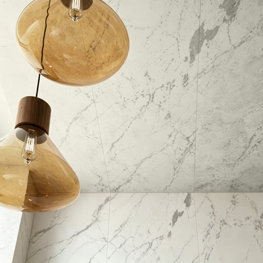 SDG PVC Ceiling Panel - 2700 x 250 x 8mm (4 Pack) - Calcutta White Marble