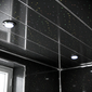 SDG PVC Ceiling Panel - 2700 x 250 x 9.5mm (5 Pack) - Black Sparkle & Chrome