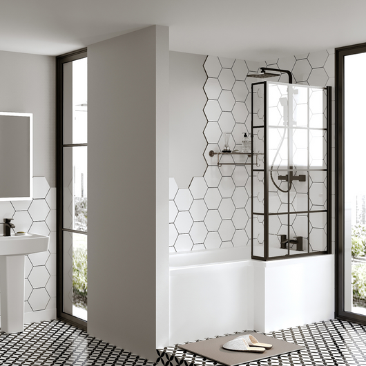  L-Shaped 1700 x 850/700 Shower Bath - welovecouk