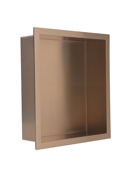  Giavani Stainless Steel 300 x 450mm Brushed Bronze Shower Niche