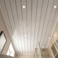 SDG PVC Ceiling Panel - 2700 x 250 x 9.5mm (5 Pack) - White & Chrome