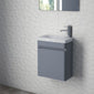 RAK Resort 450mm Cloakroom Basin Unit In Matt Mushroom