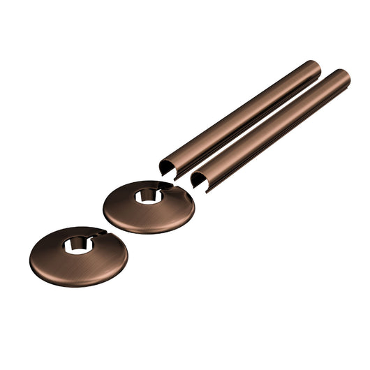  200mm Retro Fit Sleeve Set | 18mm Diameter Alloy - Brushed Bronze