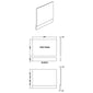 Hudson Reed Fusion 700mm Bath End Panel & Plinth - Gloss White - welovecouk