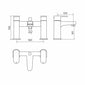 Niagara Maida Bath Shower Mixer - Chrome - welovecouk