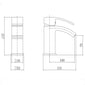 Finesse Basin Mono Mixer Tap with Waste