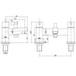 Aquadart Harrow Bath Shower Mixer - Chrome - welovecouk