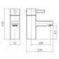 Aquadart Holborn Mono Basin Mixer & ClickClack Waste - Chrome