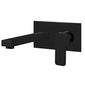 Aquadart Hadley Wall Mounted Basin Mixer - Matt Black
