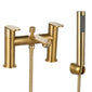 PORTO 1700mm Complete Bathroom Suite - Brushed Brass