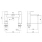 Aquadart Albury Bath Shower Mixer - Brushed Brass - welovecouk