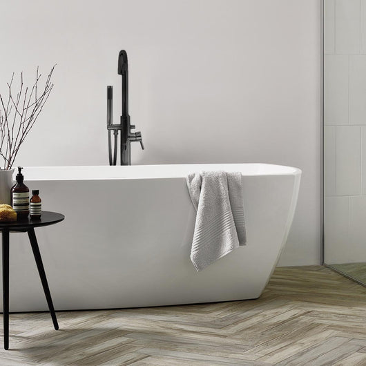  Aquadart Albury Freestanding Bath Shower Mixer - Black