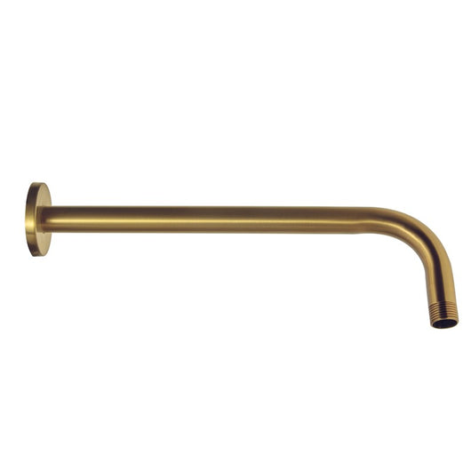  Aquadart Equate Concealed shower Valve with Round Shower Head , Arm & Slide Rail Kit - Brushed Brass - welovecouk
