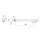 Thornton Traditional Thermostatic Shower with Concealed Valve, 200mm Rose + Handset