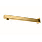 PORTO 1700mm Deluxe Thermostatic Shower Bathroom Suite with Slide Rail Kit - Brushed Brass