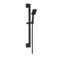 PORTO 1700mm Premium Shower Bathroom Suite with Slide Rail Kit - Black