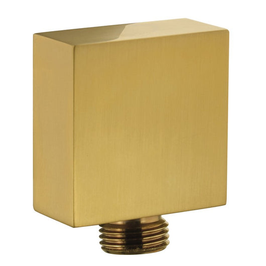  Aquadart Observa Concealed shower Valve with Square Shower Head , Arm & Slide Rail Kit - Brushed Brass - welovecouk