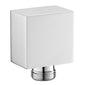 Aquadart Concealed Shower System Squared Twin Valve with Outlet Elbow and Slide Rail Kit