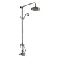 Hudson Reed Traditional Shower Kit With Head and Handset - Brushed Pewter - welovecouk