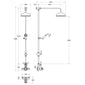 Hudson Reed Traditional Shower Kit With Head and Handset - Brushed Pewter - welovecouk