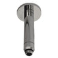 Nuie 165mm Round Ceiling-Mounted Arm - Brushed Pewter - welovecouk
