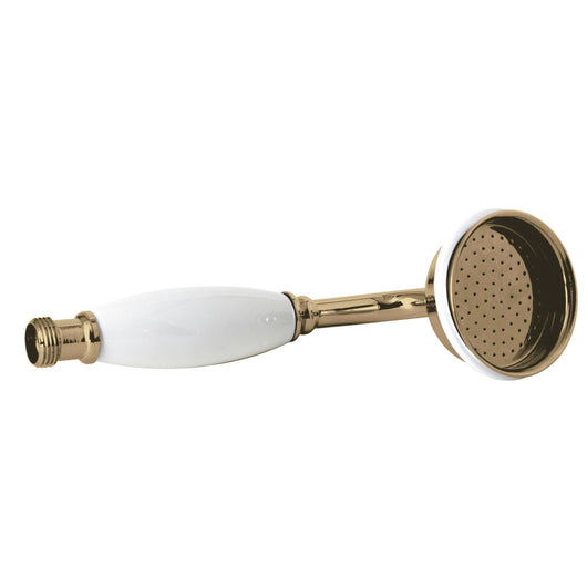  Hudson Reed Traditional Shower Handset - Brushed Brass - welovecouk
