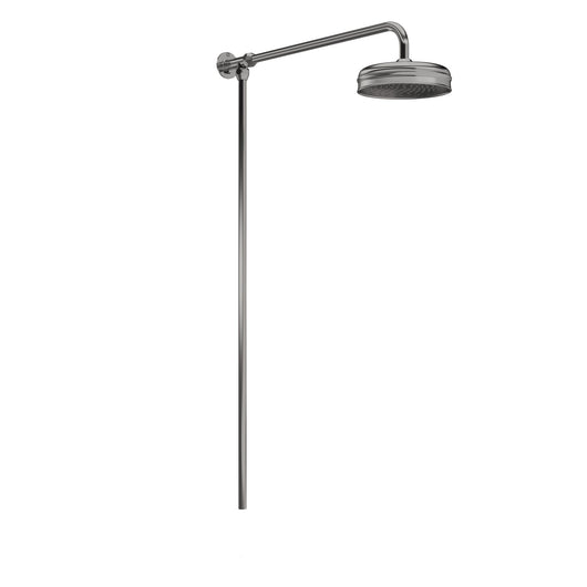  Hudson Reed Rigid Riser Shower Kit - Brushed Pewter - welovecouk