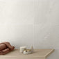 Biddick White Rectangle Tile - welovecouk