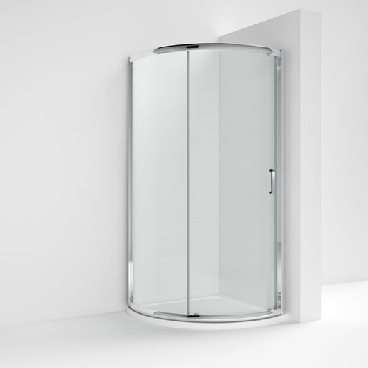  Nuie Pacific 860mm Single Entry Quadrant - Polished Chrome - AQSE1H3