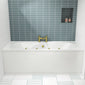Arc Double Ended Whirlpool Hydrotherapy SPA Bath - 1800 x 800mm