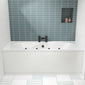 Arc Double Ended Whirlpool Hydrotherapy SPA Bath - 1800 x 800mm