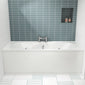 Arc Double Ended Whirlpool Hydrotherapy SPA Bath - 1800 x 800mm