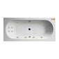 Arc Double Ended Whirlpool Hydrotherapy SPA Bath - 1800 x 800mm