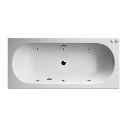  Arc Double Ended Whirlpool Hydrotherapy SPA Bath - 1800 x 800mm