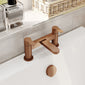 Nuie Arvan Deck Mounted Bath Filler - Brushed Bronze - welovecouk